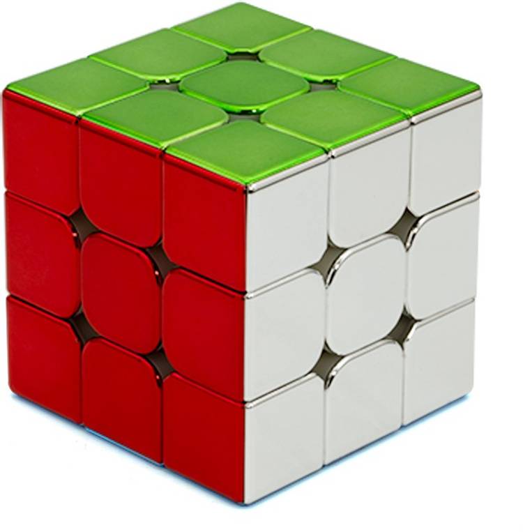 Cubelelo Cyclone Boys Metallic 3x3 Magnetic Magic Cube Puzzle Toy