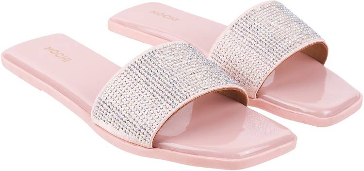 Women Pink Flats Sandal Price in India