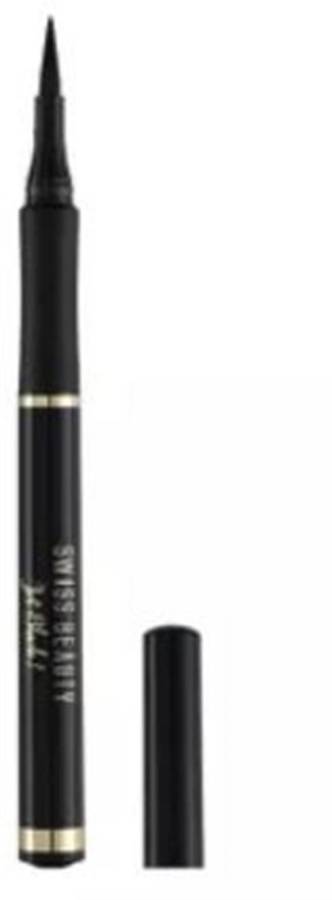 SWISS BEAUTY Jet Black Bold Felt Tip Eyeliner 1.2 ml Price in India