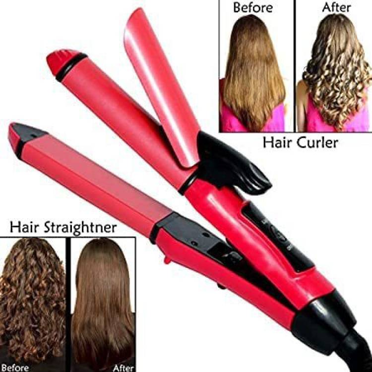 Festive Blessings 2 in 1 - Hair Straightener With Hair Curler Hair Straightener Price in India
