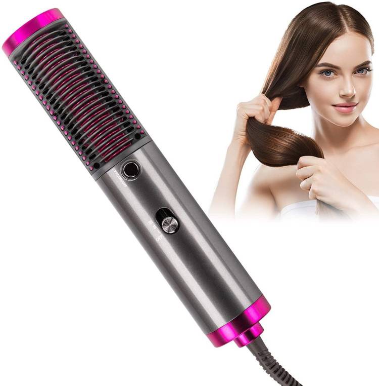 primesale 3in 1 Multi-Function Professional Hair Dryer & Straightener Brush Hair Straightener Brush Price in India