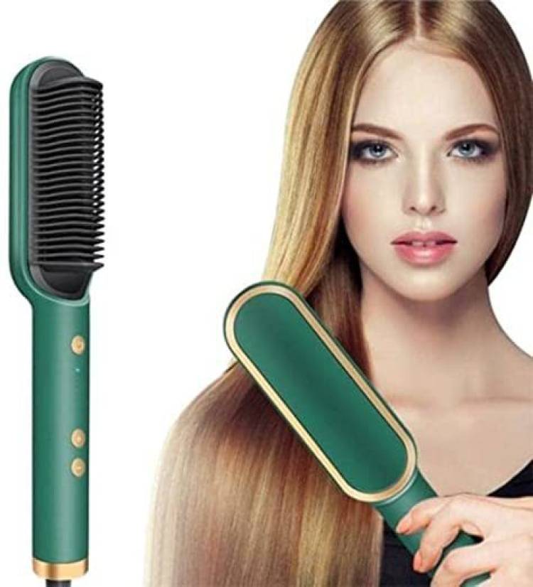 ROLFAST Hair Straightener Comb for Women & Men Hair Styler multicolor Straightener Brush Hair StraightenerComb for Women & Men HairStylemulticolorBrush HairStraightener Hair Straightener Brush Price in India