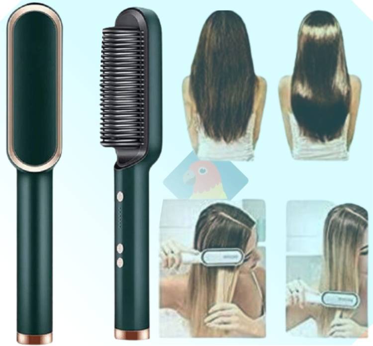 FINCH Hair Straightener Comb for Women & Men Hair Style RP-096 Hair Straightener Brush Price in India