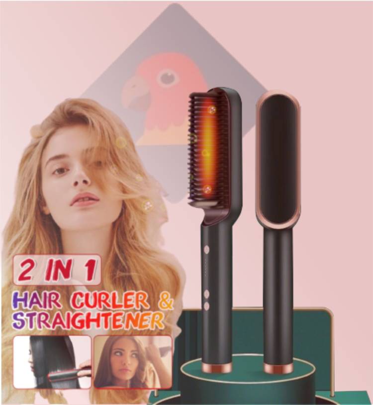 FINCH Hair Straightener Comb for Women & Men Hair Style PR-039 Hair Straightener Brush Price in India