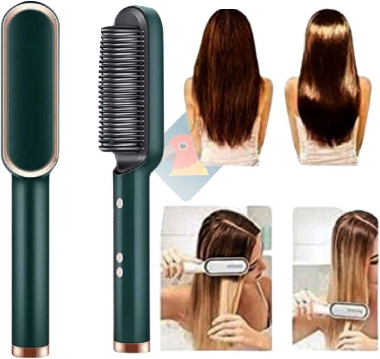 FINCH Hair Straightener Comb for Women & Men RP-043 Hair Straightener Brush Price in India