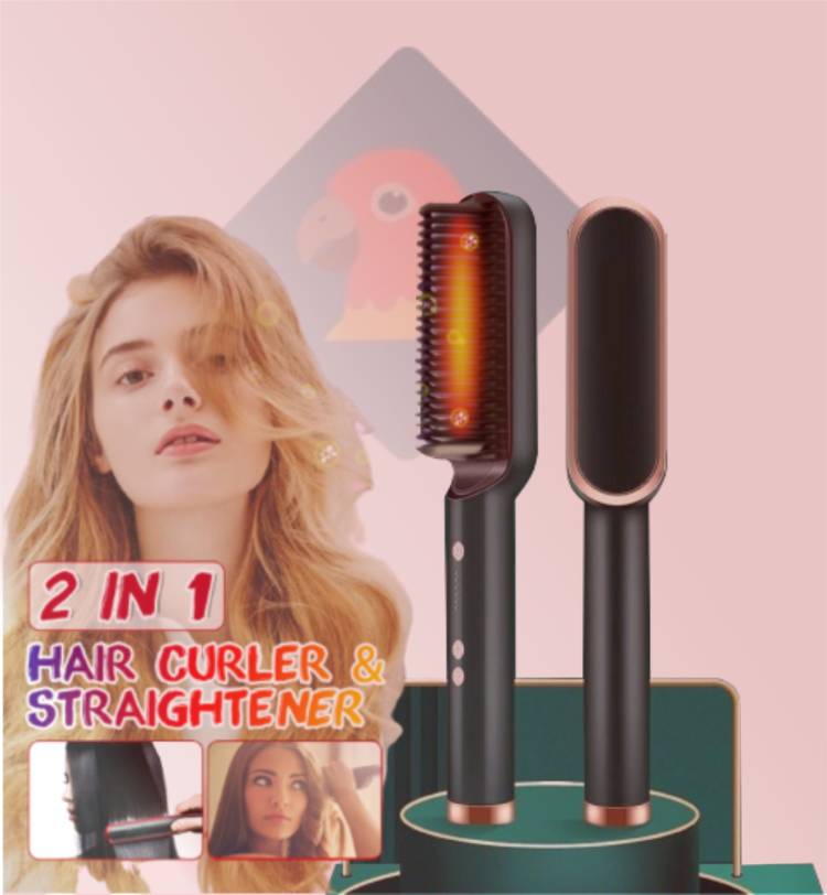 FINCH Hair Straightener Comb for Women & Men Hair Style PR-071 Hair Straightener Brush Price in India