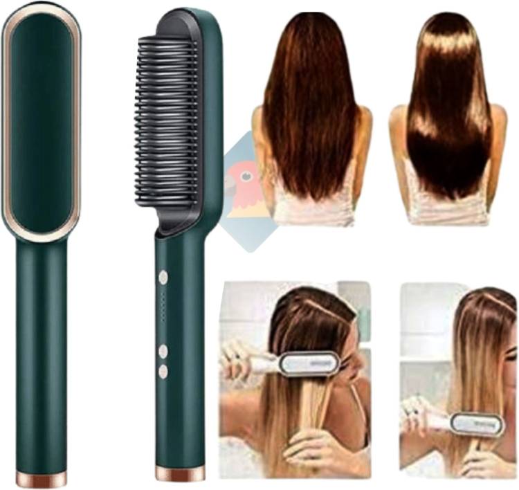 FINCH Hair Straightener Comb for Women & Men RP-069 Hair Straightener Brush Price in India