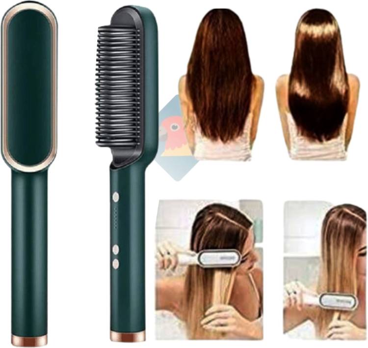 FINCH Hair Straightener Comb for Women & Men RP-072 Hair Straightener Brush Price in India