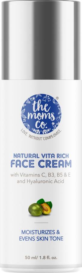 The Moms Co. Natural Vita Rich Face Cream | Brighten Skin |Reduces Pigmentation & Dark Spots Price in India