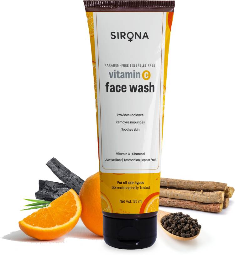 SIRONA Vitamin C  for Men & Women Face Wash Price in India