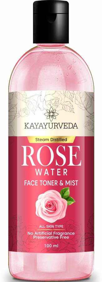 KAYAYURVEDA Premium Rose Water for Men & Women Price in India