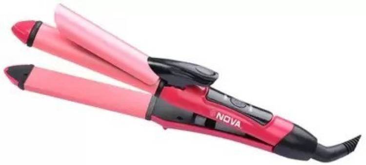 mega store Nova 2 in 1 2009 Professional Adjustable Corded Hair Curler NHC-2009 (Device Of Women) 2 In 1 Hair Beauty Set Hair Straightener Price in India