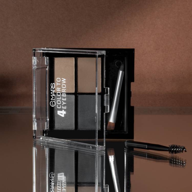 MARS Instant Eyebrow Powder Cake Palette With Brush 8 g Price in India