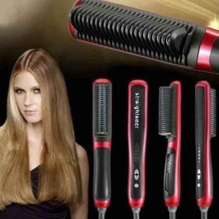 KANCHA HAIR STRAIGHTENER HQT-908A RED 05 Hair Straightener Brush Price in India