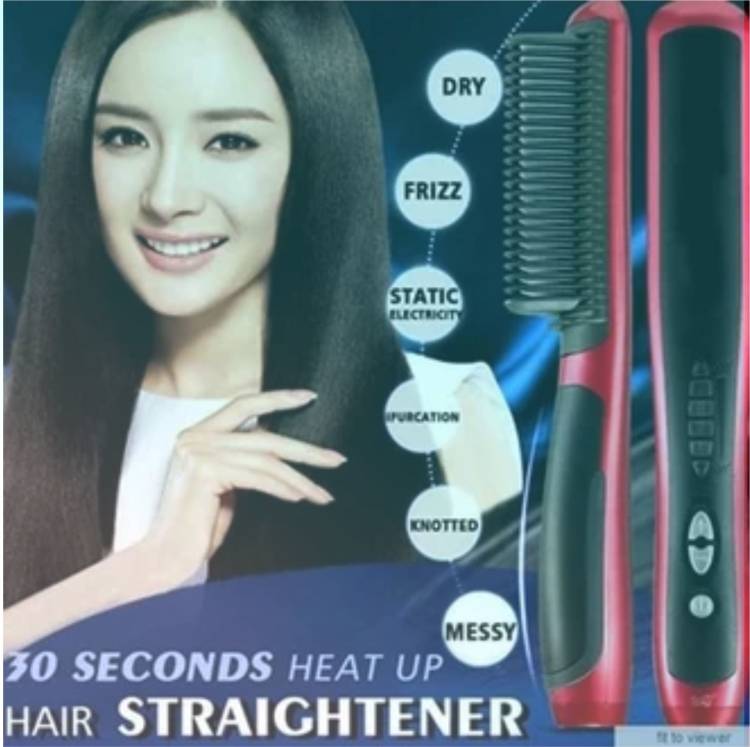 KANCHA HAIR STRAIGHTENER HQT-908A RED 86 Hair Straightener Brush Price in India