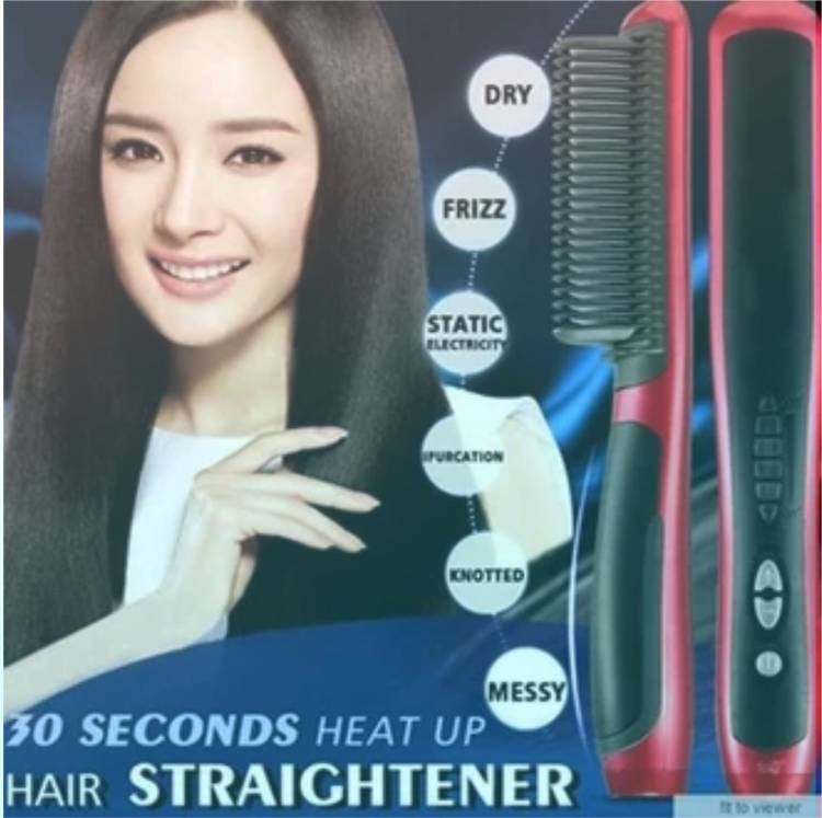 FINCH Hair Straightener Comb for Women & Men ZX-073 Hair Straightener Brush Price in India