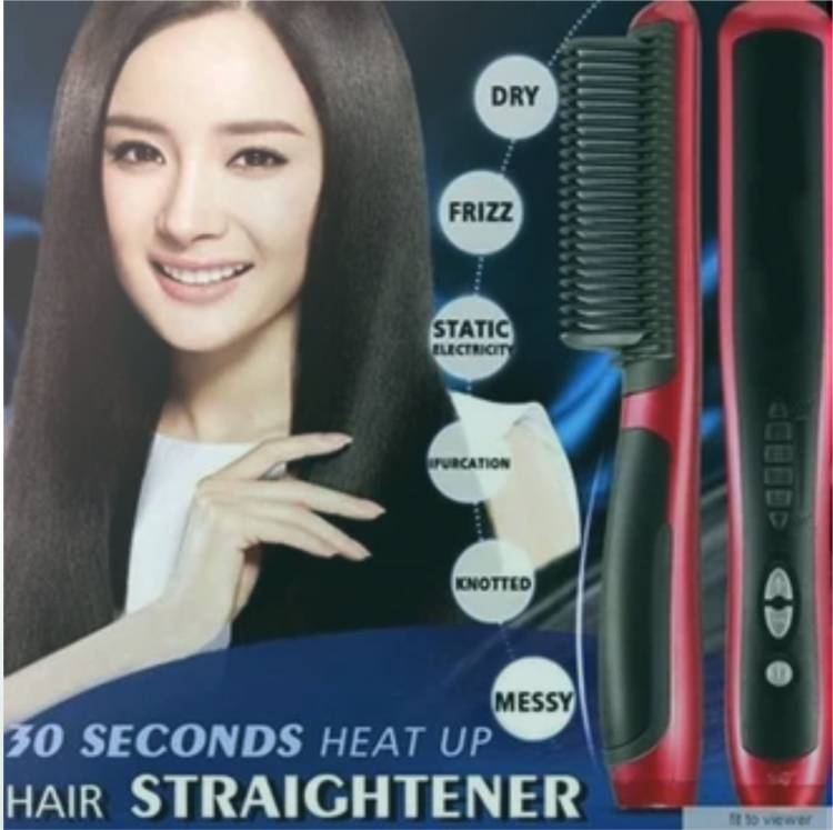 FINCH Hair Straightener Comb for Women & Men ZX-066 Hair Straightener Brush Price in India