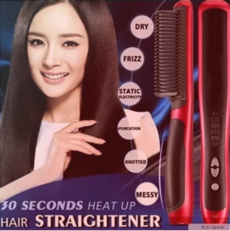 KANCHA HAIR STRAIGHTENER HQT-908A RED 027 Hair Straightener Brush Price in India