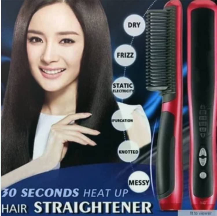 FINCH Hair Straightener Comb for Women & Men ZX-038 Hair Straightener Brush Price in India