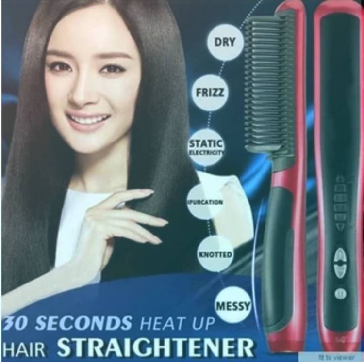 FINCH Hair Straightener Comb for Women & Men ZX-074 Hair Straightener Brush Price in India