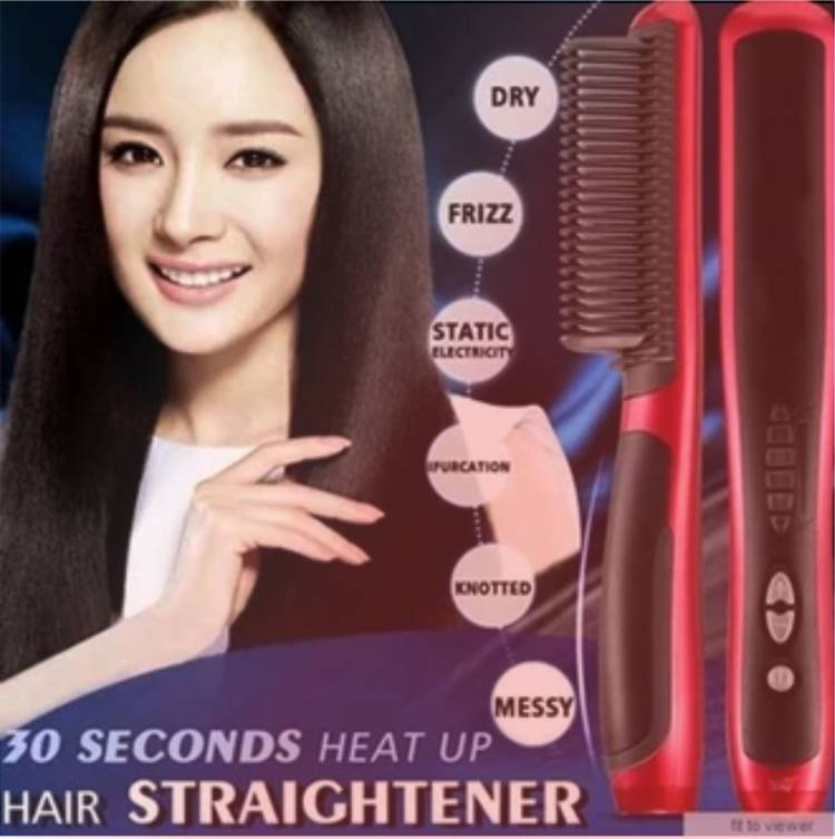 KANCHA HAIR STRAIGHTENER HQT-908A RED 012 Hair Straightener Brush Price in India