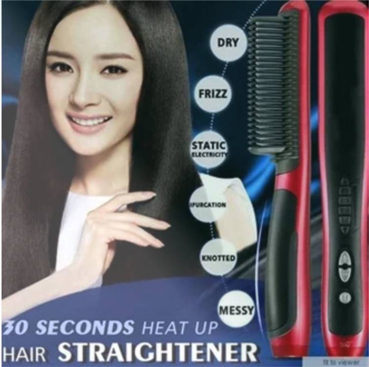 KANCHA HAIR STRAIGHTENER HQT-908A RED 049 Hair Straightener Brush Price in India