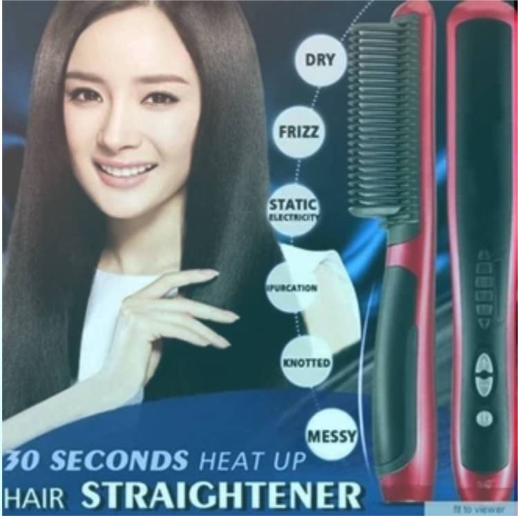 FINCH Hair Straightener Comb for Women & Men ZX-068 Hair Straightener Brush Price in India