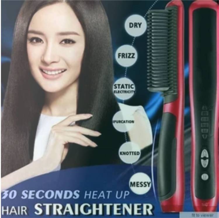 KANCHA HAIR STRAIGHTENER HQT-908A RED 064 Hair Straightener Brush Price in India
