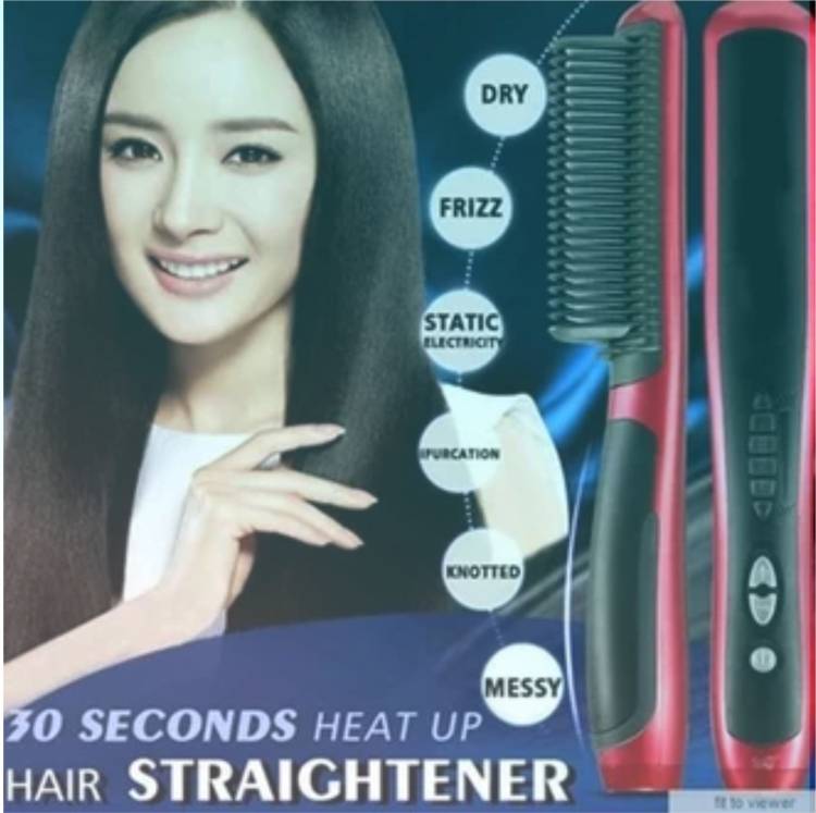 FINCH Hair Straightener Comb for Women & Men ZX-076 Hair Straightener Brush Price in India