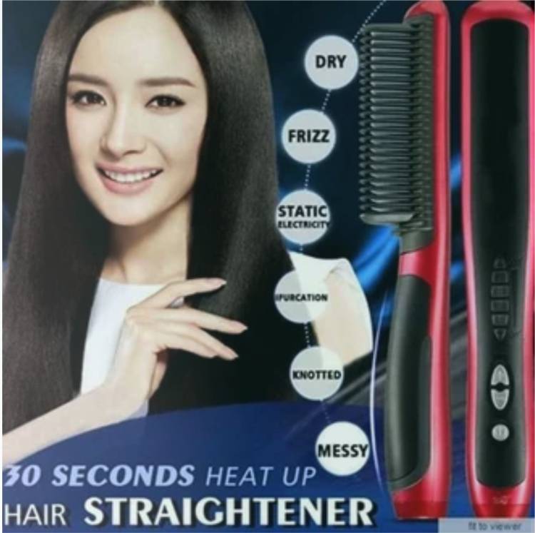 KANCHA HAIR STRAIGHTENER HQT-908A RED 059 Hair Straightener Brush Price in India