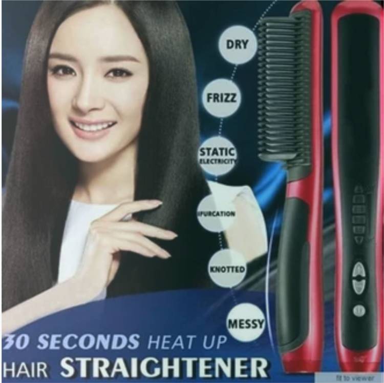FINCH Hair Straightener Comb for Women & Men ZX-062 Hair Straightener Brush Price in India