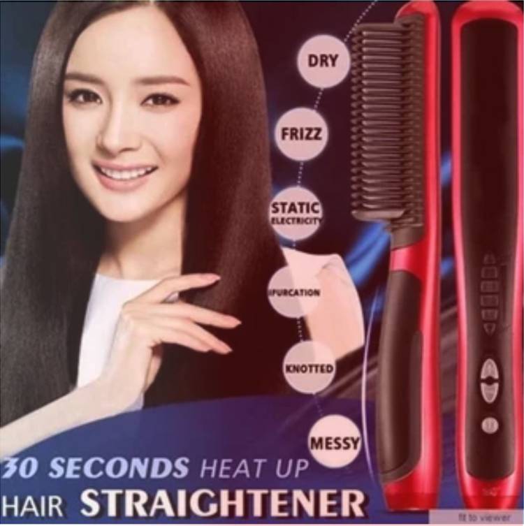 KANCHA HAIR STRAIGHTENER HQT-908A RED 028 Hair Straightener Brush Price in India