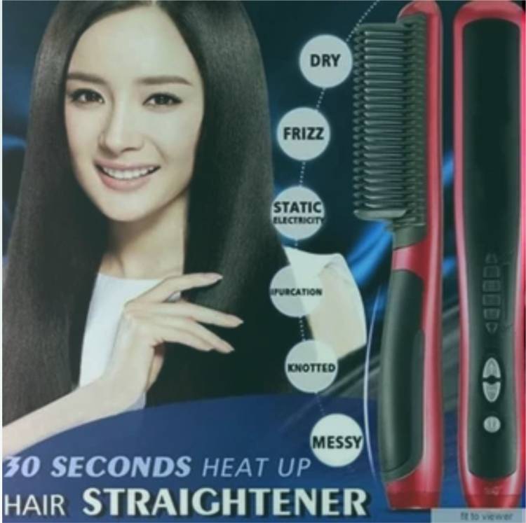FINCH Hair Straightener Comb for Women & Men ZX-057 Hair Straightener Brush Price in India