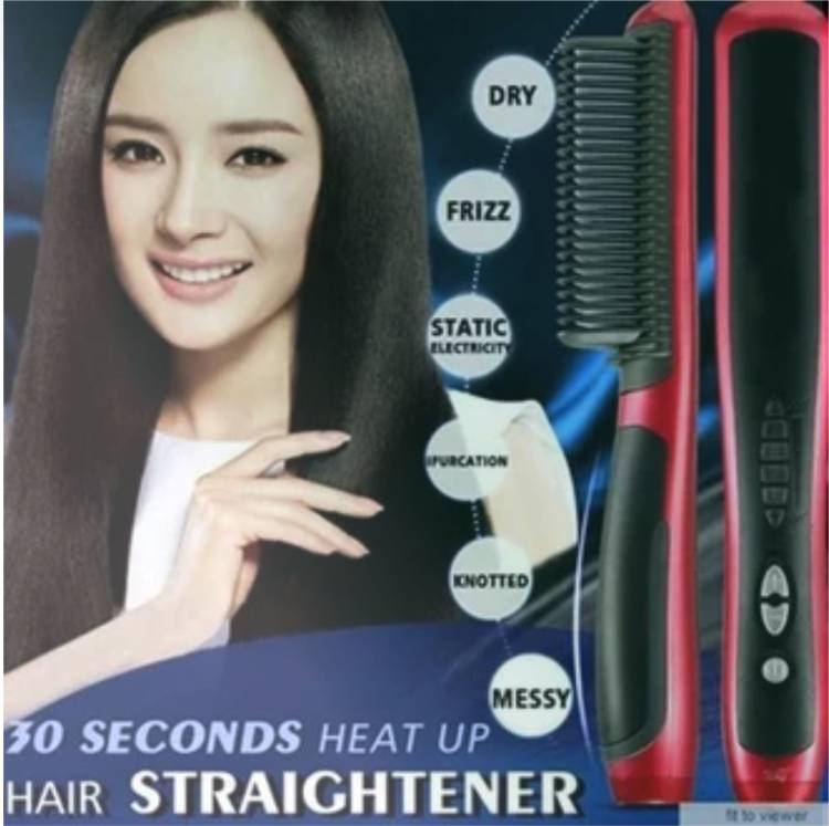 KANCHA HAIR STRAIGHTENER HQT-908A RED 052 Hair Straightener Brush Price in India