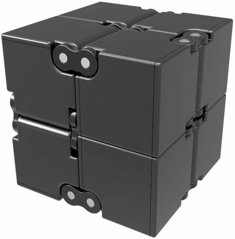 Yashvi toys Plastic Infinity Cube (Black) 02