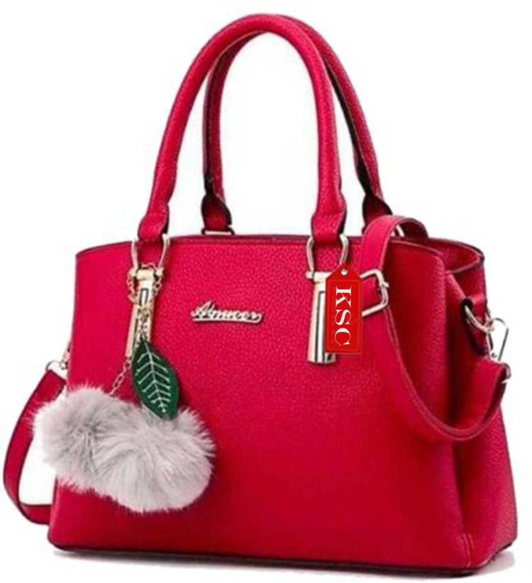 Women Red Hand-held Bag Price in India