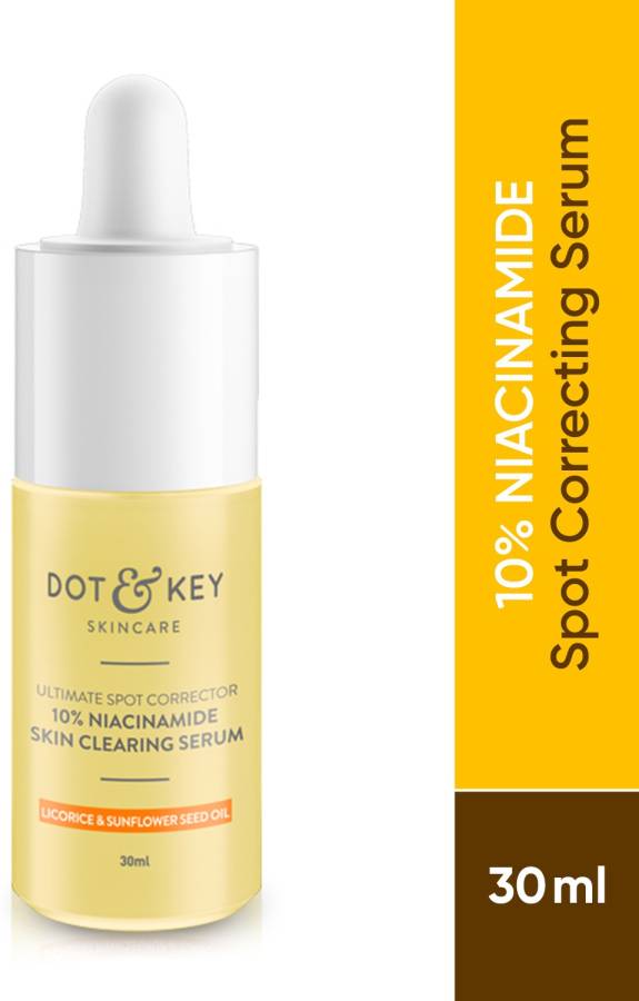 Dot & Key 10% Niacinamide Spot Reduction Face Serum with Zinc for Acne, Dark Spot Men & Women Price in India