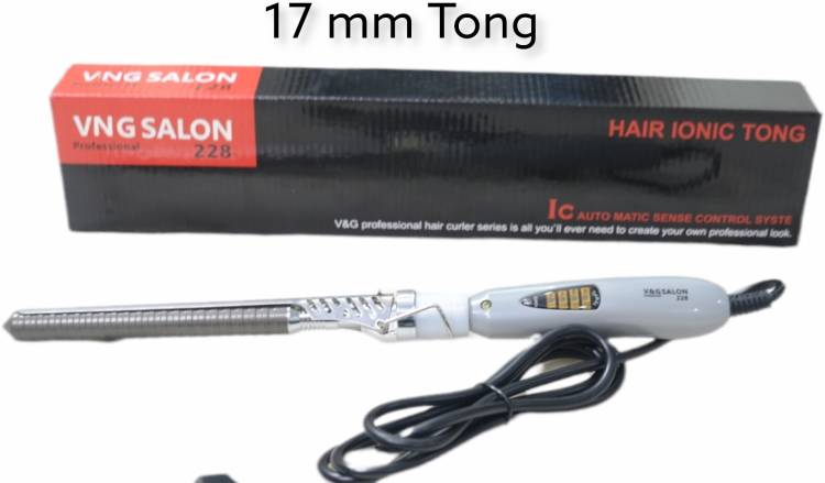 VNG Womens Hair Curling Tong For Professional Hair Curling Ceramic Machine (17mm) Electric Hair Curler Price in India