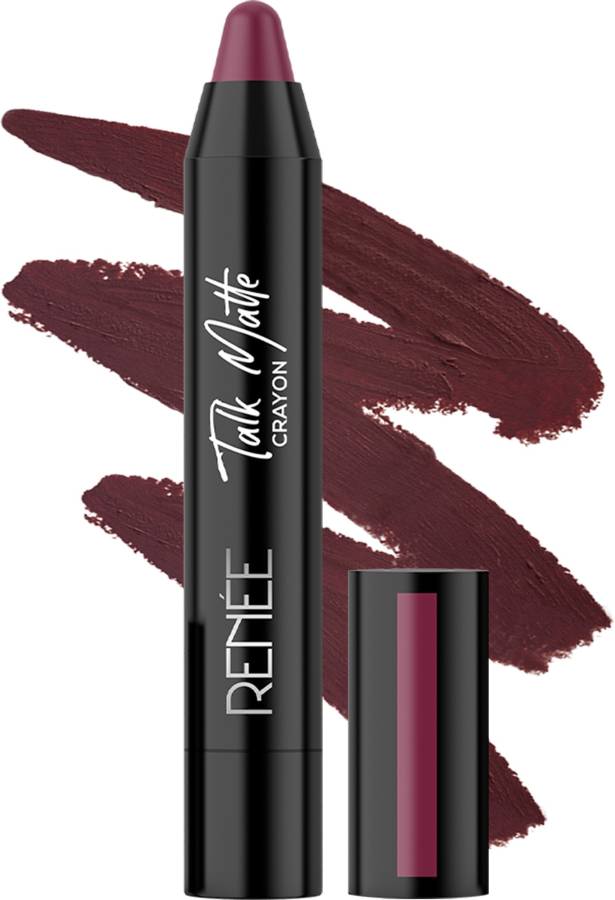 Renee Talk Matte Crayon - Mauve Melody, Hydrating & Long-Lasting Matte Lip Color Price in India