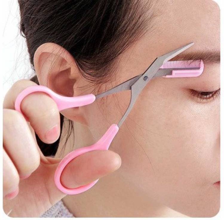 MACVL5 Mini Brow Class Cutting Scissors Easy-to-use Women Eyebrow Trimmer With Comb Cordless Epilator Price in India