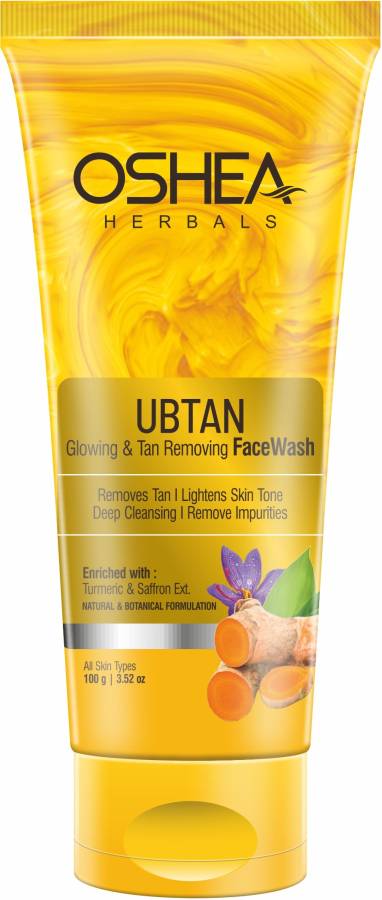 OSHEA Ubtan Glowing And Tan Removing  Men & Women 100 Gm Face Wash Price in India