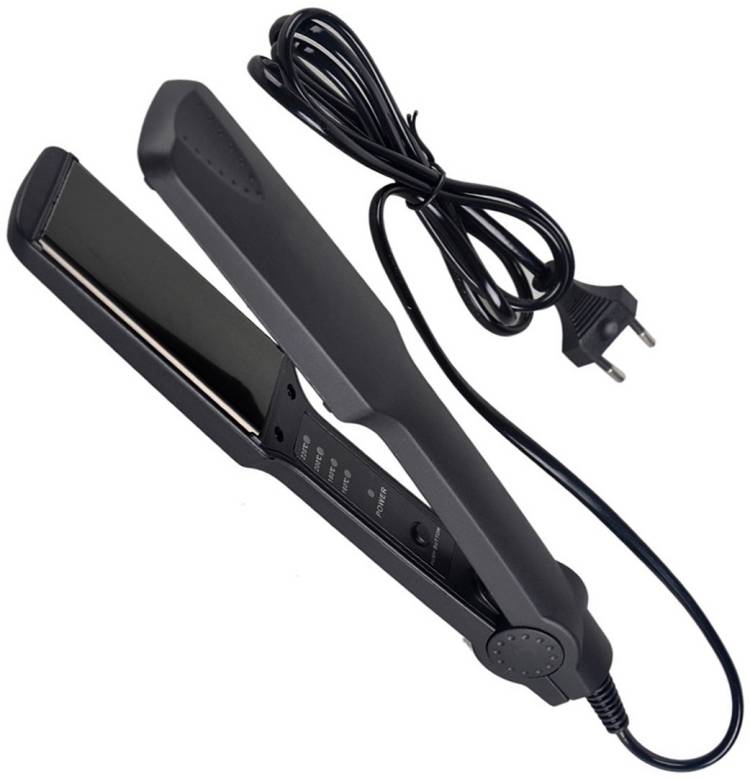 KMY Ladies 4 Heat Settings Silk Smooth Professional Long Ceramic Plate Hair Styling Anti-Static Flat Iron Hair Straightener Light Weight 30W (2 Year Warranty) 329 Hair Straightener Price in India