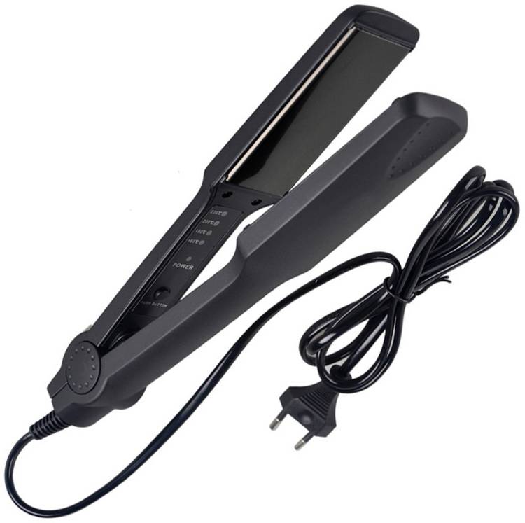 QGS Ladies 4 Heat Settings Silk Smooth Professional Long Ceramic Plate Hair Styling Anti-Static Flat Iron Hair Straightener Light Weight 40W (6 Month Warranty) 329 Hair Straightener Price in India