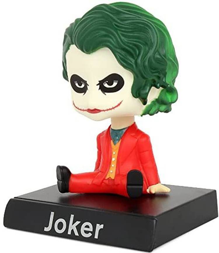 gtrp Joker Bobble Head Action Figure Mobile Holder Car Dashboard & Office Desk