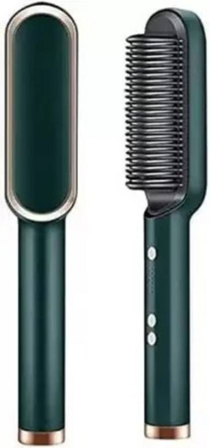 DEKIYANZ Hair Straightener Comb for Women Hair Curler Brush With 5 Temperature Control Hair Comb Straightener AA-29, Hair Straightner Brush, Hair Straightener Price in India