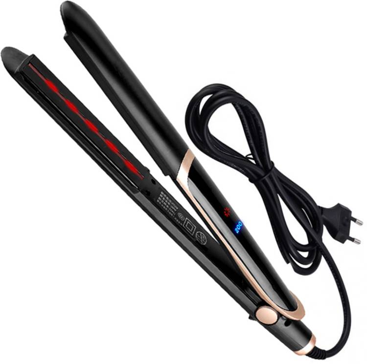 KEEMY Ladies Silk Smooth Professional Long Ceramic Plate Infrared Hair Styling Iron Anti-Static Flat Iron Hair Straightener Light Weight 50W (2 Year Warranty) 24 Hair Straightener Price in India