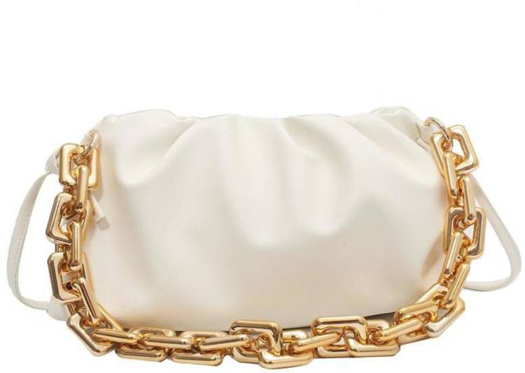 Women White Shoulder Bag Price in India