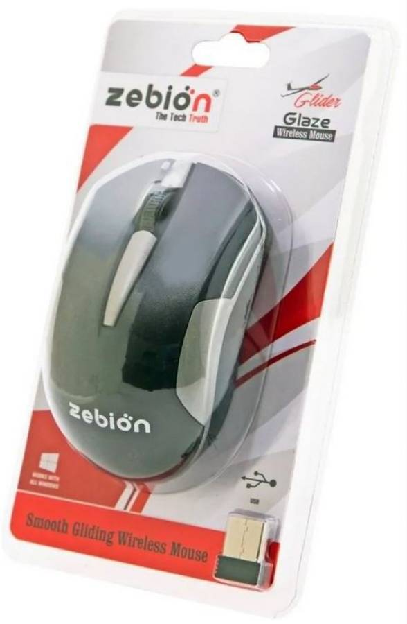 zebion GLAZE Wireless Optical Mouse