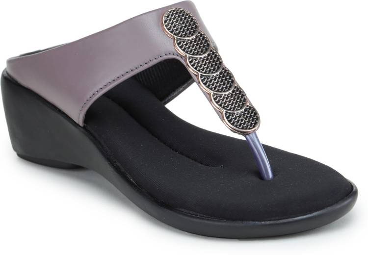 Women Purple Flats Sandal Price in India
