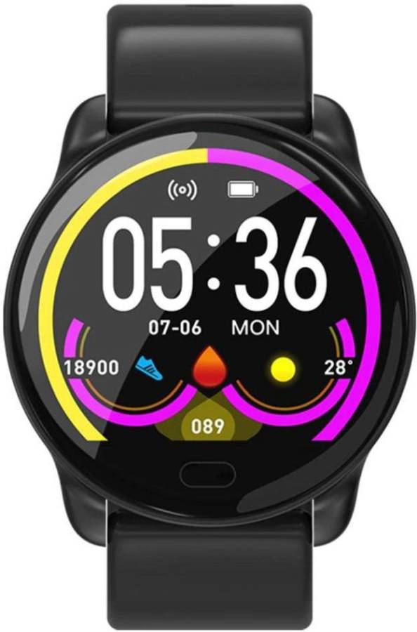 TECHEL ID118 Plus Bluetooth Smart Fitness Band Watch with Heart Rate Activity E10 Smartwatch Price in India